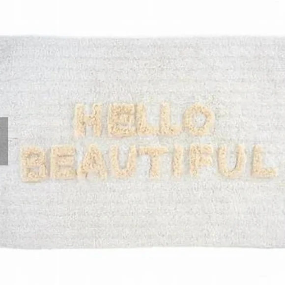 Hello Beautiful Textured Bath Mat - Picture 1 of 2